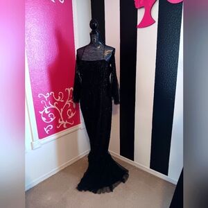 Adrianna Papell Black Bridesmaid/Coctail dress size 14